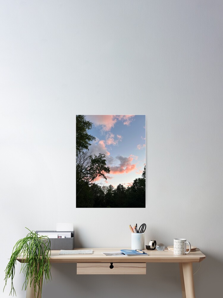 Thumbnail 2 of 3, Poster, Pink Clouds  designed and sold by cathpinc.