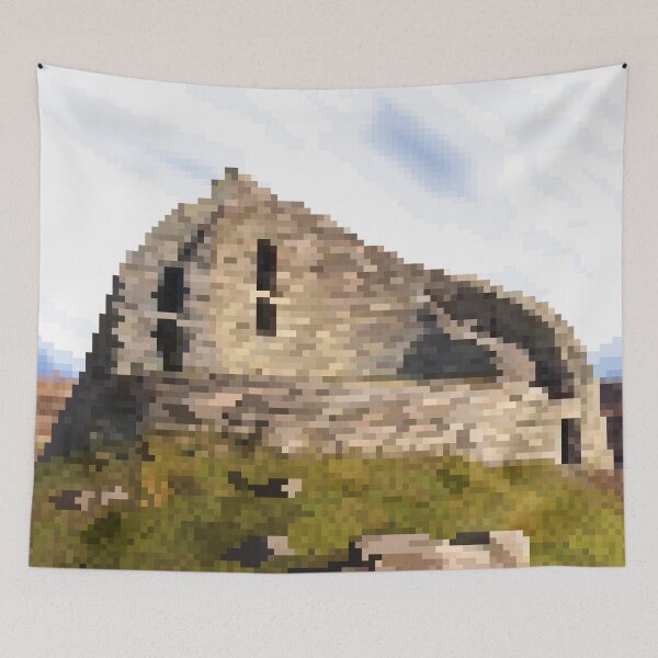 Item preview, Dun Carloway Broch Pixelart designed and sold by TheRandomFactor.