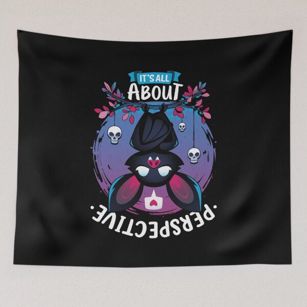 Item preview, All About Perspective - Cute Creepy Bat Love designed and sold by Snouleaf.