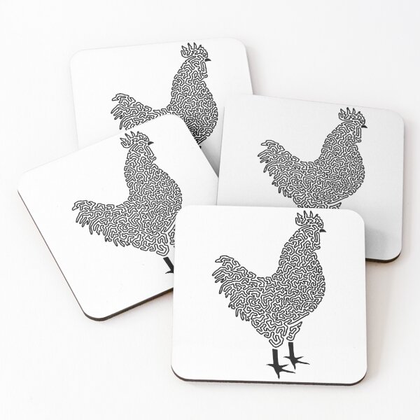 Item preview, Squiggle Rooster designed and sold by Xernition.