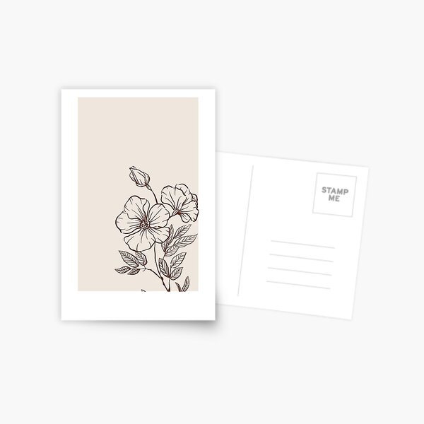 Cute Brown Aesthetic Flowers Sticker for Sale by lotsofniches