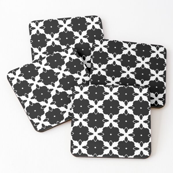 Item preview, Black and White Eccentric Pattern designed and sold by QuantumRocks21.