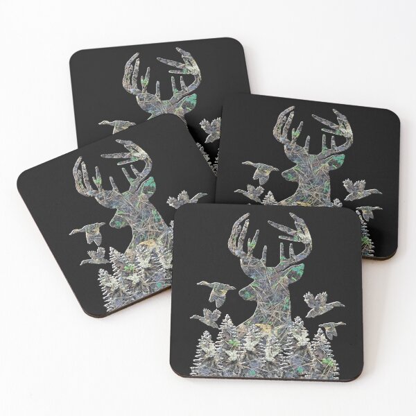 Item preview, Camouflage Whitetail Buck Deer, Camo Flying Ducks, Deer Hunting Camo Design designed and sold by LifeCrush.