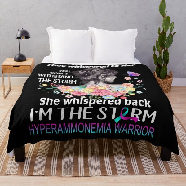 Item preview, Hyperammonemia Warrior I'm The Storm Hyperammonemia Awareness designed and sold by Hatjar.