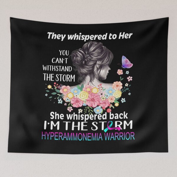 Item preview, Hyperammonemia Warrior I'm The Storm Hyperammonemia Awareness designed and sold by Hatjar.