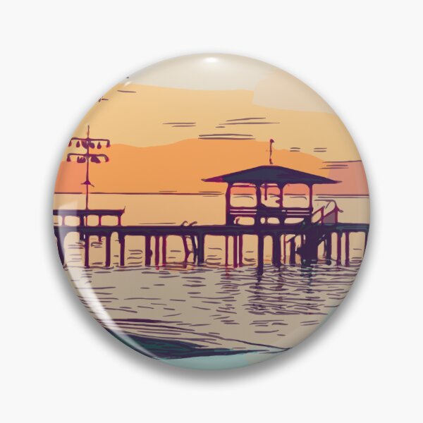 Item preview, Sunset on the Dock designed and sold by Linda Fields.