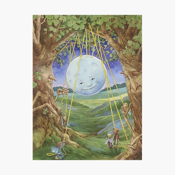 Item preview, Hanging the Moon designed and sold by JamesBrowneArt.
