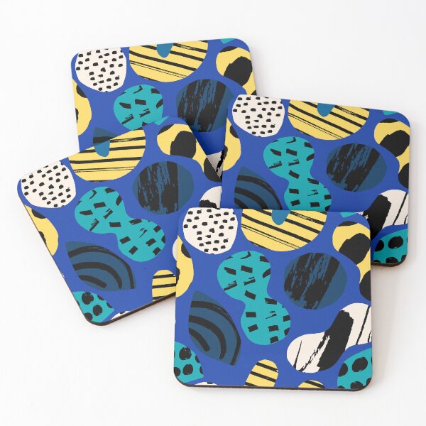 Item preview, colorful abstract pattern wrapping paper style designed and sold by theredsharp.
