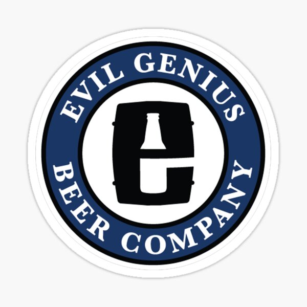 Artikel-Vorschau von Evil Genius Beer Company, designt und verkauft von ConstantinoTees.