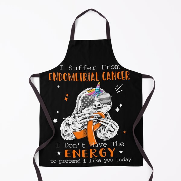 Item preview, Funny Sloth I Suffer From Endometrial Cancer designed and sold by Kohend.