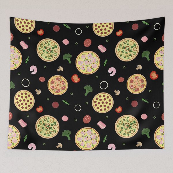 Item preview, Pizza Seamless Pattern designed and sold by theredsharp.