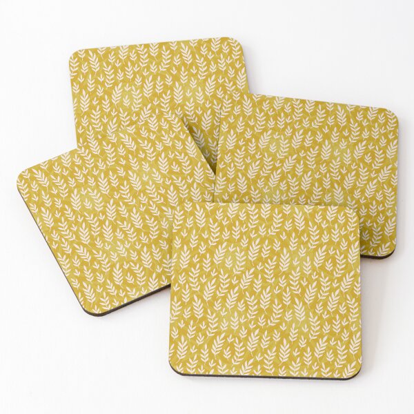 Item preview, Leafy Pattern Yellow designed and sold by npsbubble.