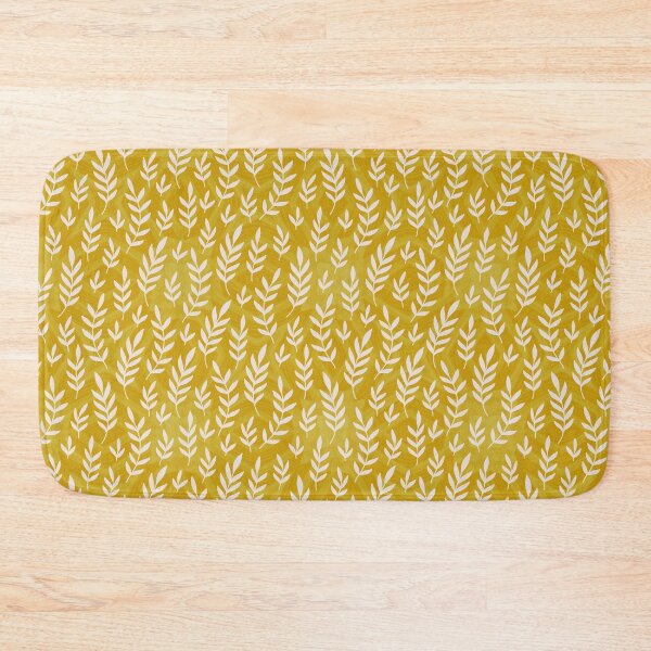 Item preview, Leafy Pattern Yellow designed and sold by npsbubble.
