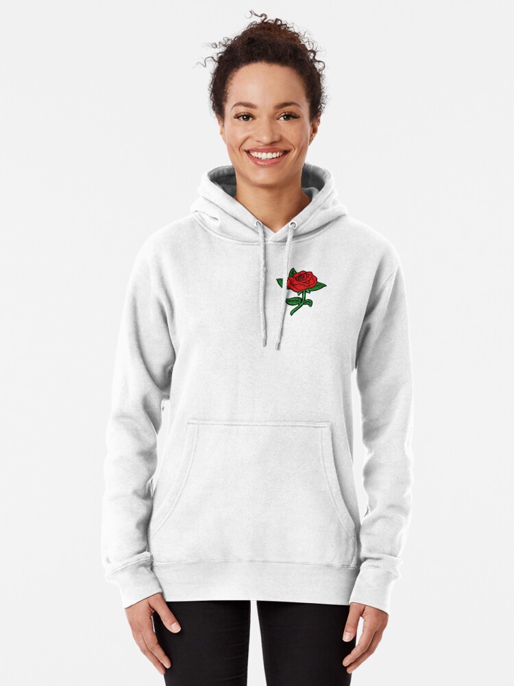 Hoodie 2025 rose white