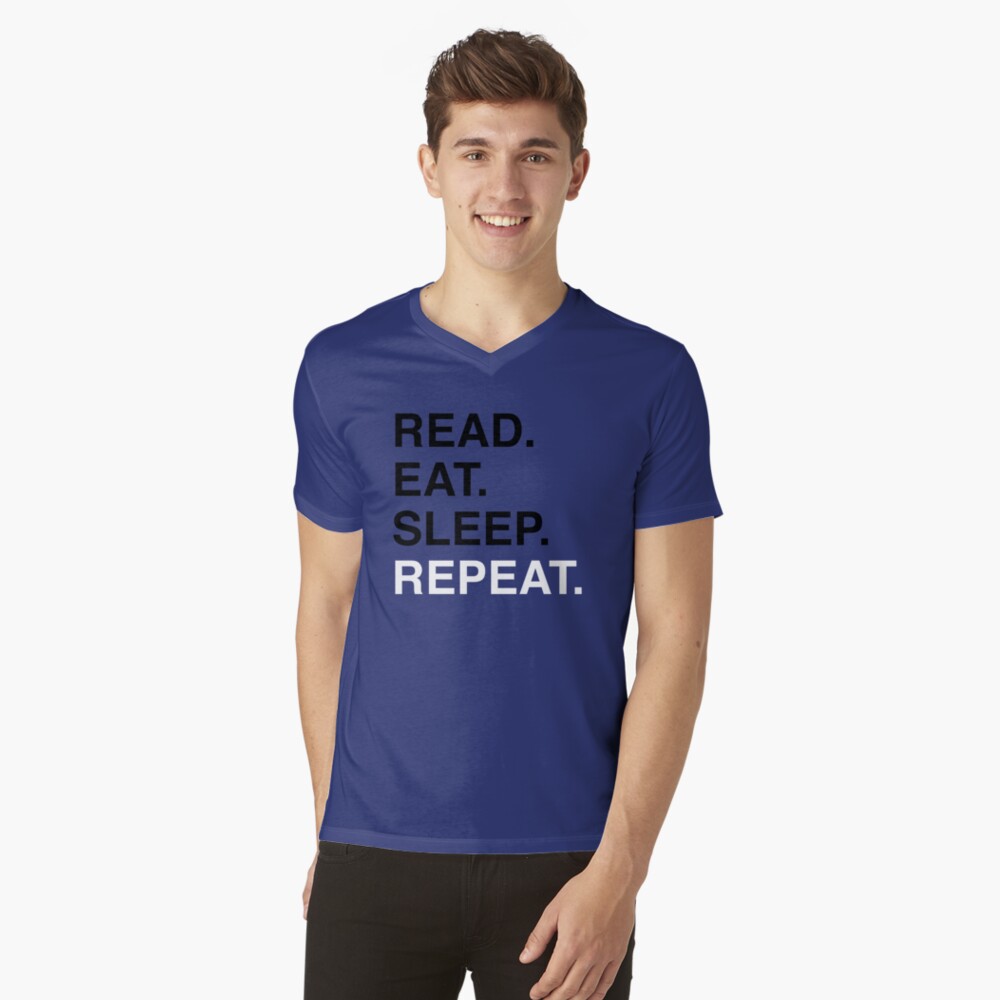 Vista previa del artículo con la obra «Camiseta de cuello en V», diseñado y vendido por Kitmagic.