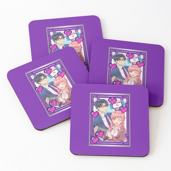 Item preview, Silver Wotakoi Love (on Hot Purple) designed and sold by epinkb.