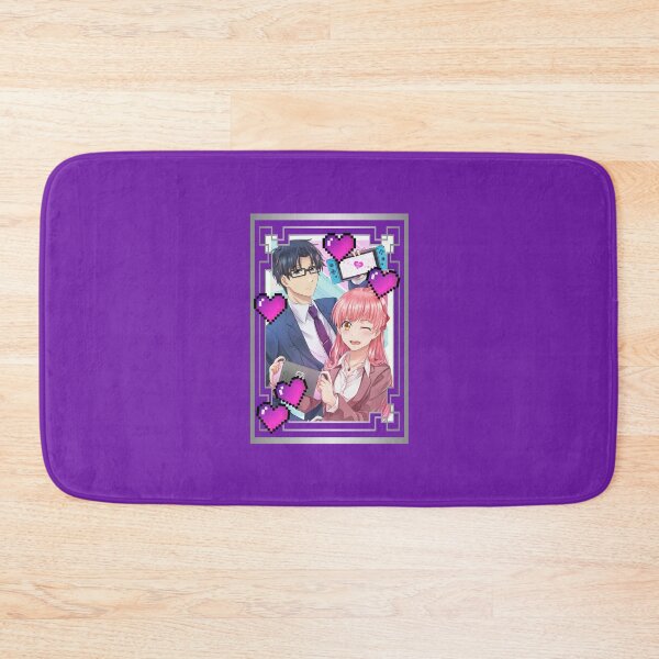 Item preview, Silver Wotakoi Love (on Hot Purple) designed and sold by epinkb.