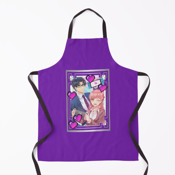 Item preview, Silver Wotakoi Love (on Hot Purple) designed and sold by epinkb.
