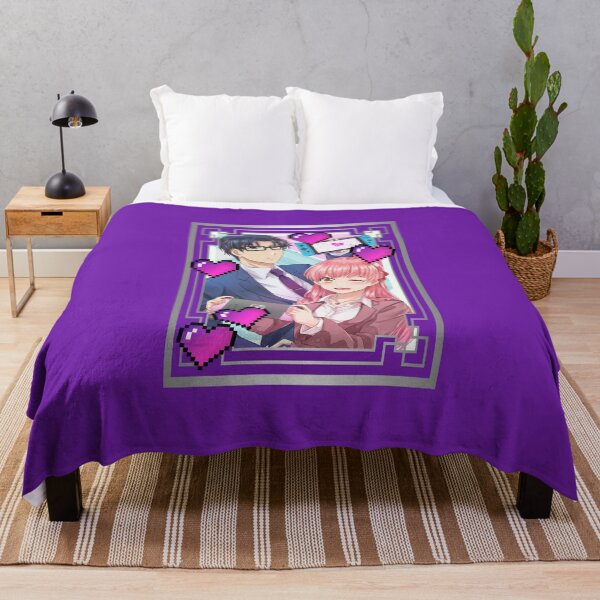 Item preview, Silver Wotakoi Love (on Hot Purple) designed and sold by epinkb.