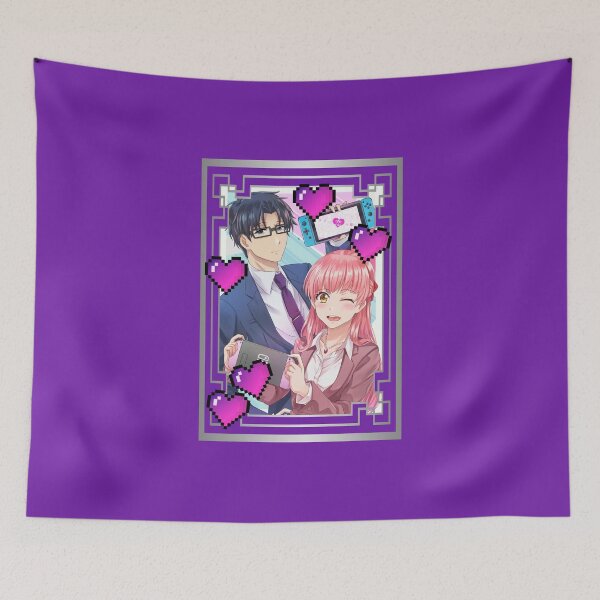 Item preview, Silver Wotakoi Love (on Hot Purple) designed and sold by epinkb.
