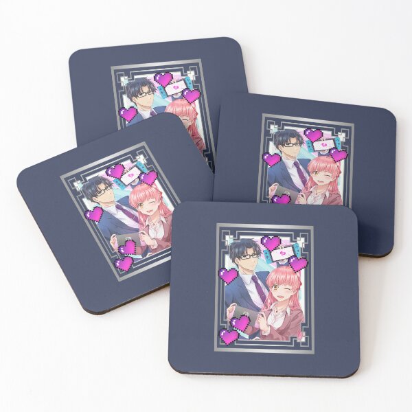 Item preview, Silver Wotakoi Love (on Navy) designed and sold by epinkb.