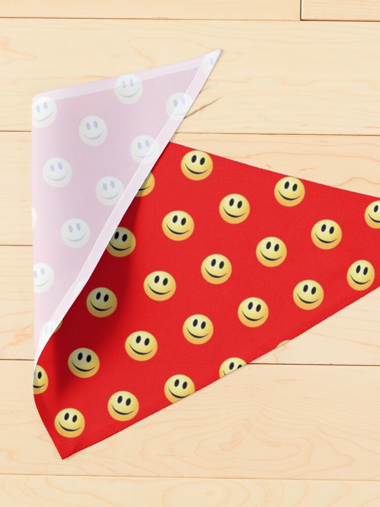 Alternate view of Red Smile Pet Bandana Pet Bandana