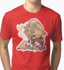 Little Sister Nap Time Tri-blend T-Shirt