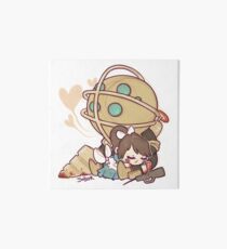Little Sister Nap Time Art Board Print