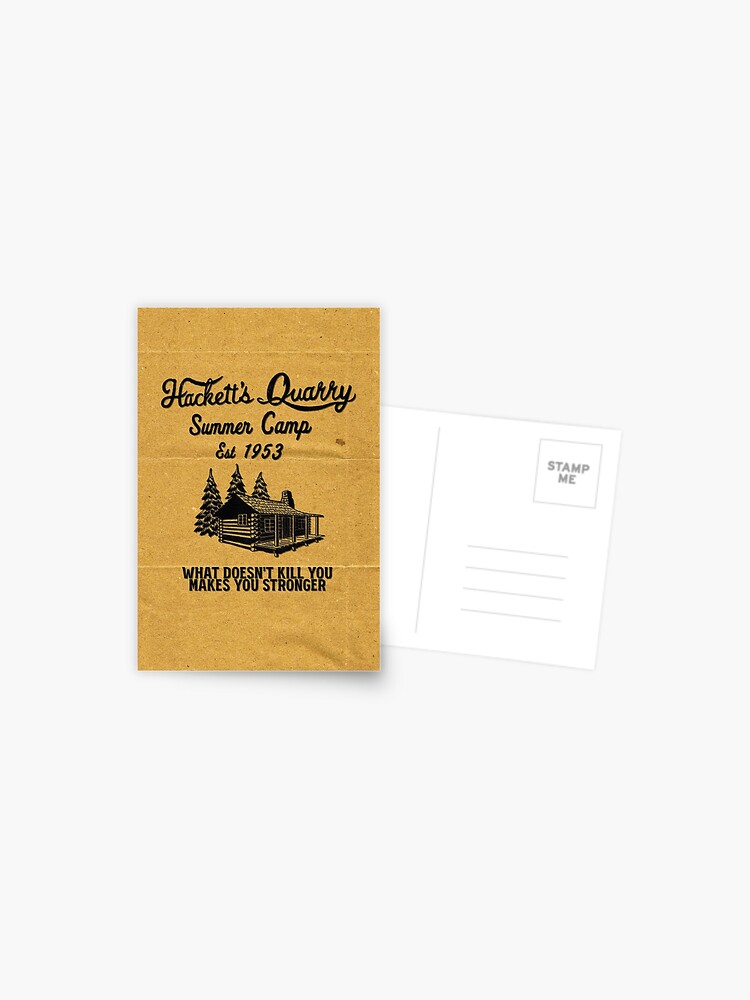 Thumbnail 1 of 2, Postcard, Hackett's Quarry Summer Camp - What doesn't kill you makes you stronger! designed and sold by SpaceDat120.