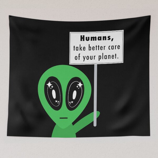 Item preview, "humans, take better care of your planet."  designed and sold by DanaScully0709.
