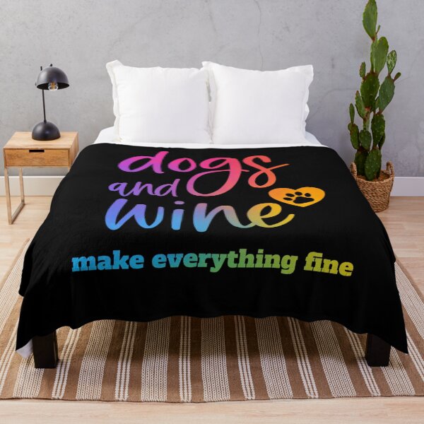 Item preview, Dogs and Wine make everything fine designed and sold by JadedDesign.
