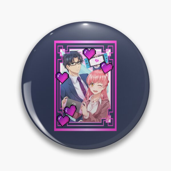 Item preview, Hot Pink Wotakoi Love (on Navy) designed and sold by epinkb.