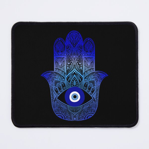 Item preview, Blue evil eye hamsa hand mandala designed and sold by PMDesigns222.