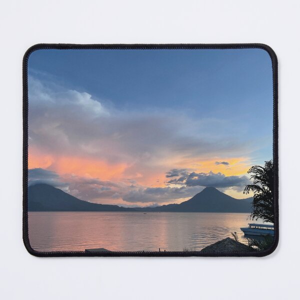 Item preview, Sunset over Lake Atitlan Guatemala with Lightning Strike designed and sold by melissacarp.