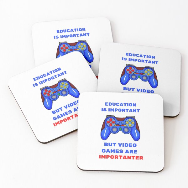 Item preview, Gamer Gift Ideas - Game Controller - Education Is Important But Video Games Are Importanter designed and sold by CreativeCranium.