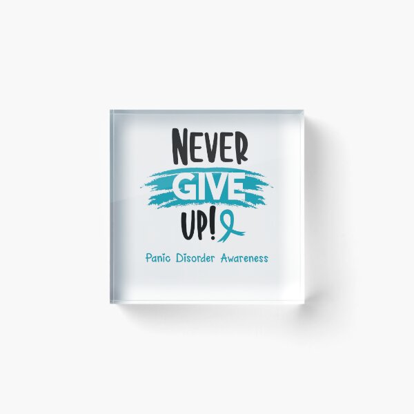 Item preview, Panic Disorder Warrior - Panic Disorder Awareness - Never Give Up! designed and sold by Robbsyn.