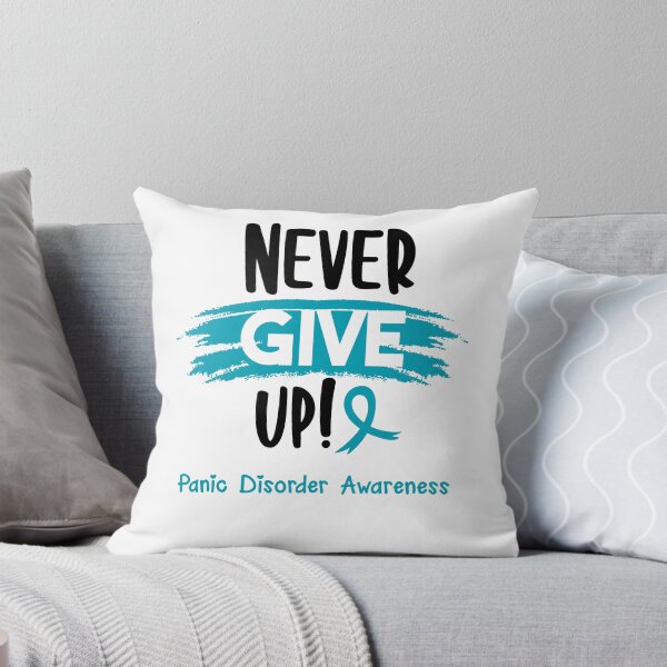 Item preview, Panic Disorder Warrior - Panic Disorder Awareness - Never Give Up! designed and sold by Robbsyn.