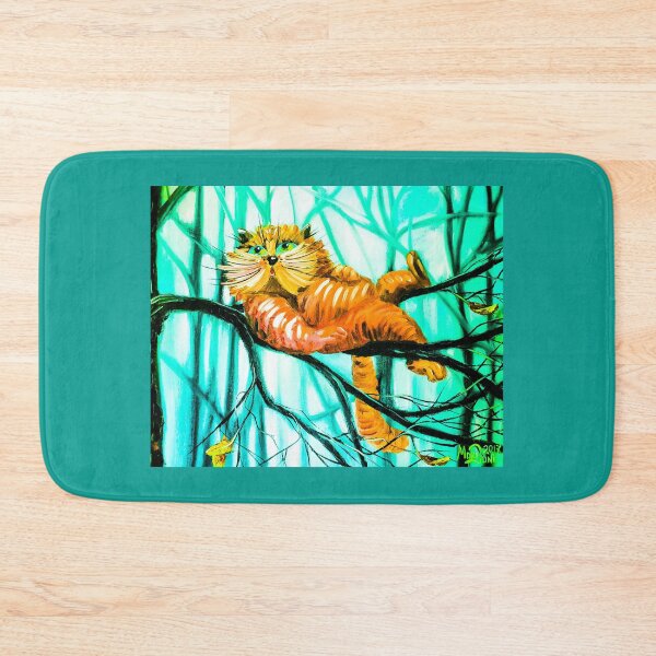 Item preview, Cat, Relax, edited oil painting by Marina Daniluka designed and sold by MariDaniArt.