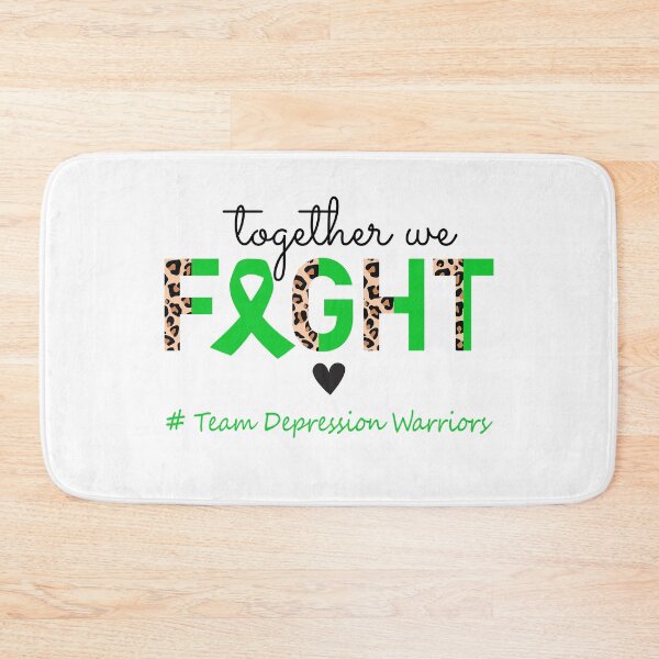Item preview, Depression Awareness Together We Fight Team Depression Warriors designed and sold by whlrcheryl.