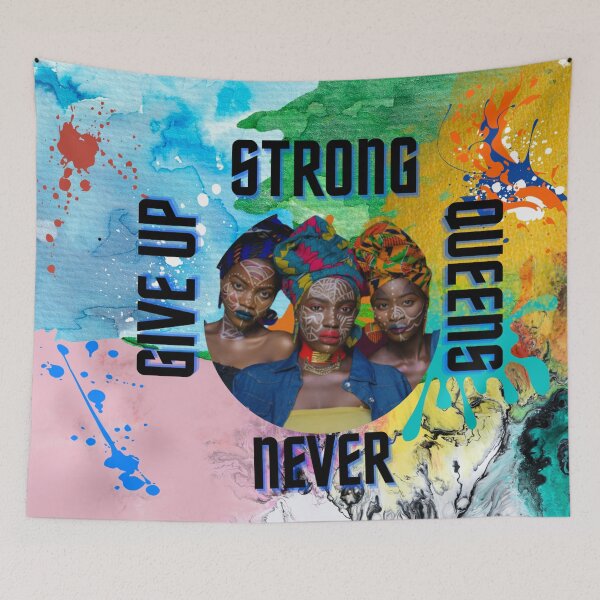 Item preview, Strong Queens NEVER GIVE UP designed and sold by Poetic4Passion.