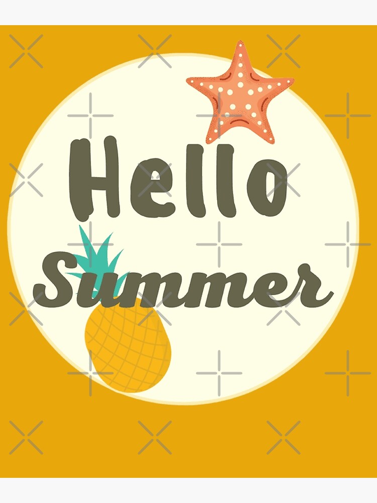 hello-summer-the-summer-i-turned-pretty-poster-for-sale-by