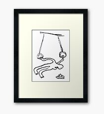 Pie Gag Framed Print
