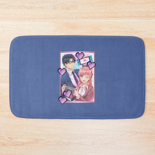 Item preview, Simple Light Pink Wotakoi Love (on Blue/Grey) designed and sold by epinkb.