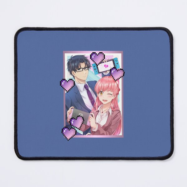 Item preview, Simple Light Pink Wotakoi Love (on Blue/Grey) designed and sold by epinkb.