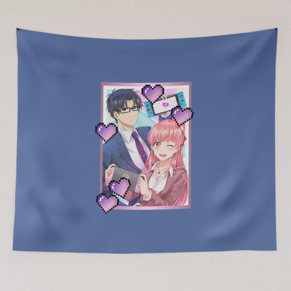 Item preview, Simple Light Pink Wotakoi Love (on Blue/Grey) designed and sold by epinkb.