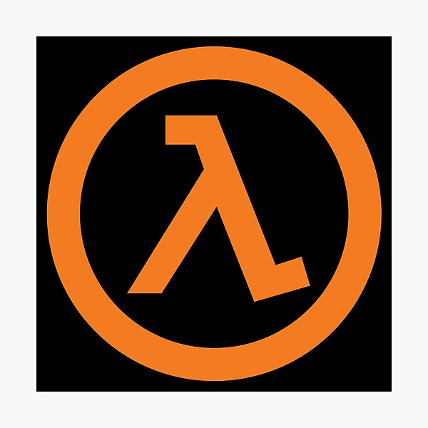 "Half-Life Lambda Logo" Photographic Print for Sale by Icedcream ...
