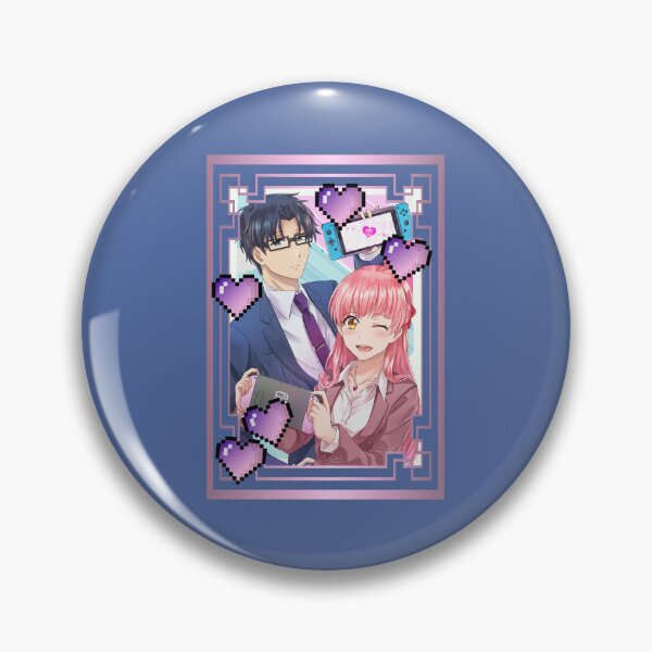 Item preview, Light Pink Wotakoi Love (on Blue/Grey) designed and sold by epinkb.