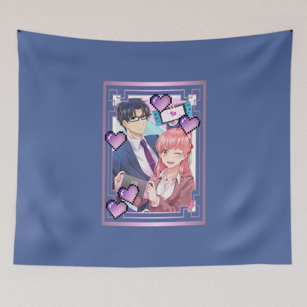 Item preview, Light Pink Wotakoi Love (on Blue/Grey) designed and sold by epinkb.