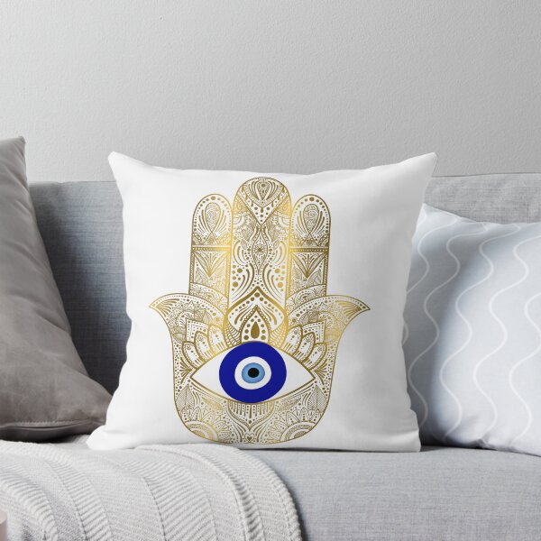 Item preview, Gold evil eye hamsa hand mandala designed and sold by PMDesigns222.