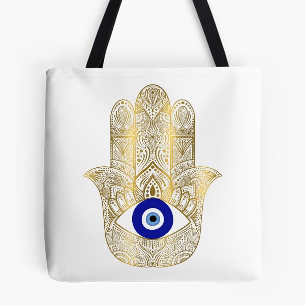 Item preview, Gold evil eye hamsa hand mandala designed and sold by PMDesigns222.